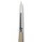 Escoda Perla Toray White Synthetic Brush - Round, Short Handle, Size 14